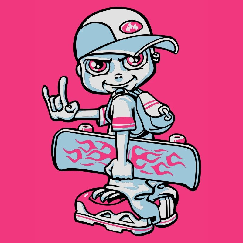 Skater boy flex