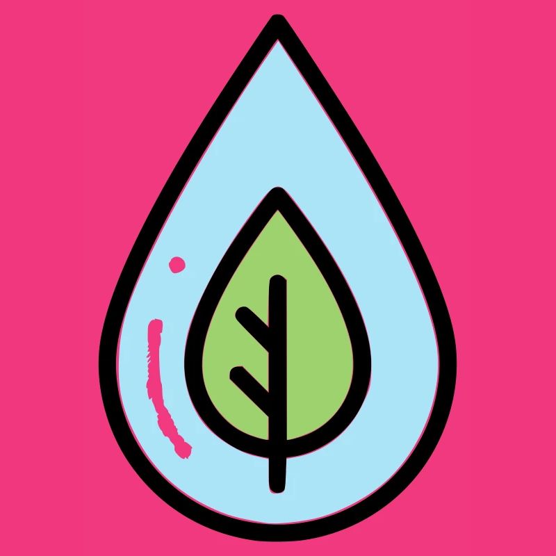 Water Drop Leaf Eco