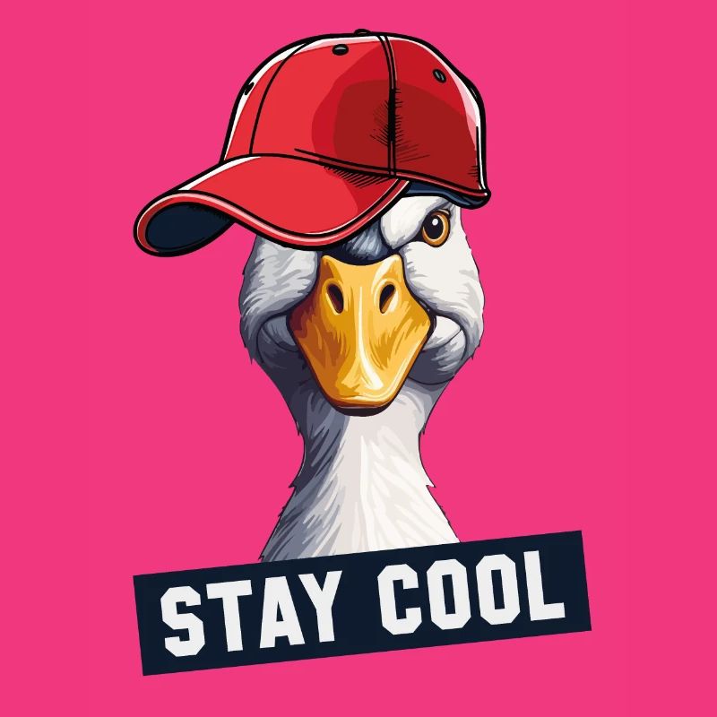 Duck with cap