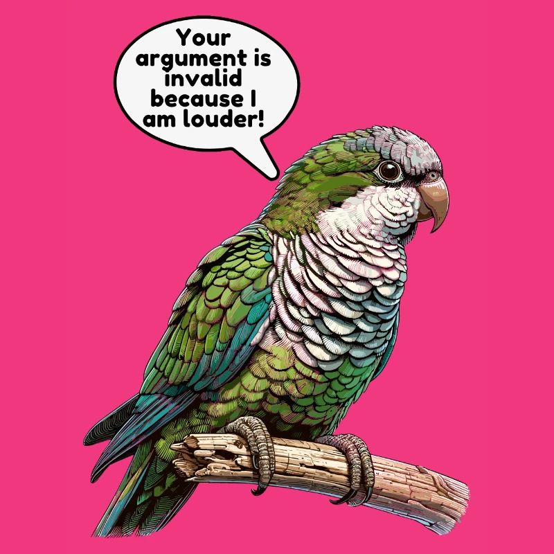 Quaker Parrot Monk Parakeet