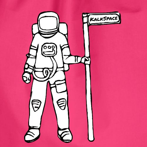 KalkSpace Astronaut - Turnbeutel