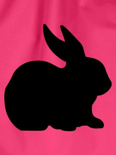 Bunny rabbit silhouette