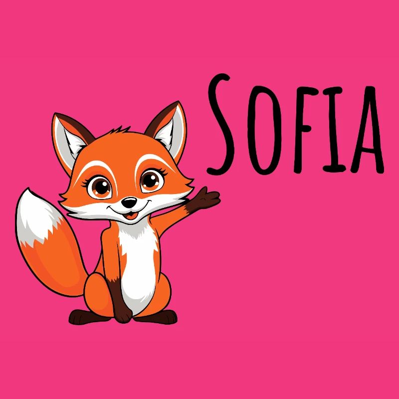 Fox - My Name Is Sofia - Cute Forest Animal