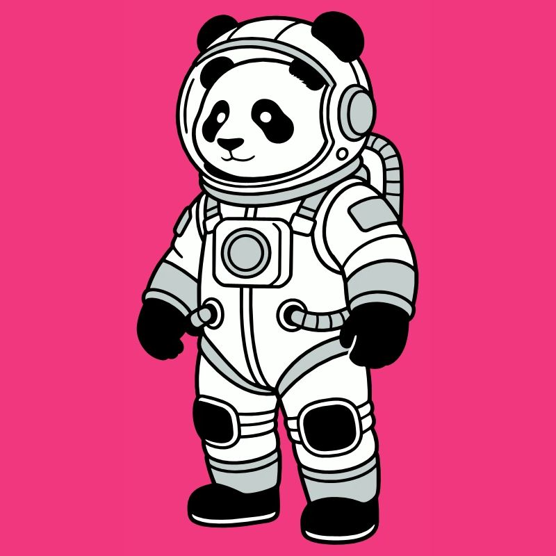 Combinaison spatiale panda bear