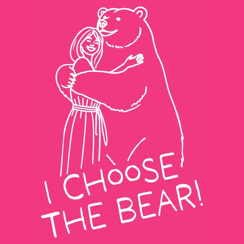 Mann oder Bär? I Choose The Bear // schwarz