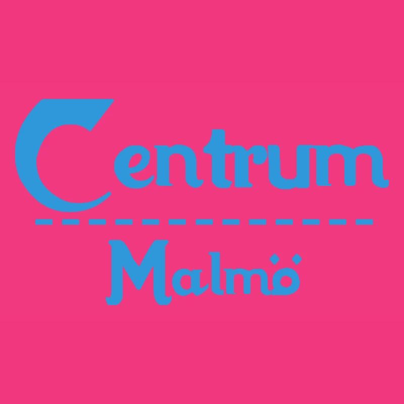 Centrum Malmö – Conception de texte bleu