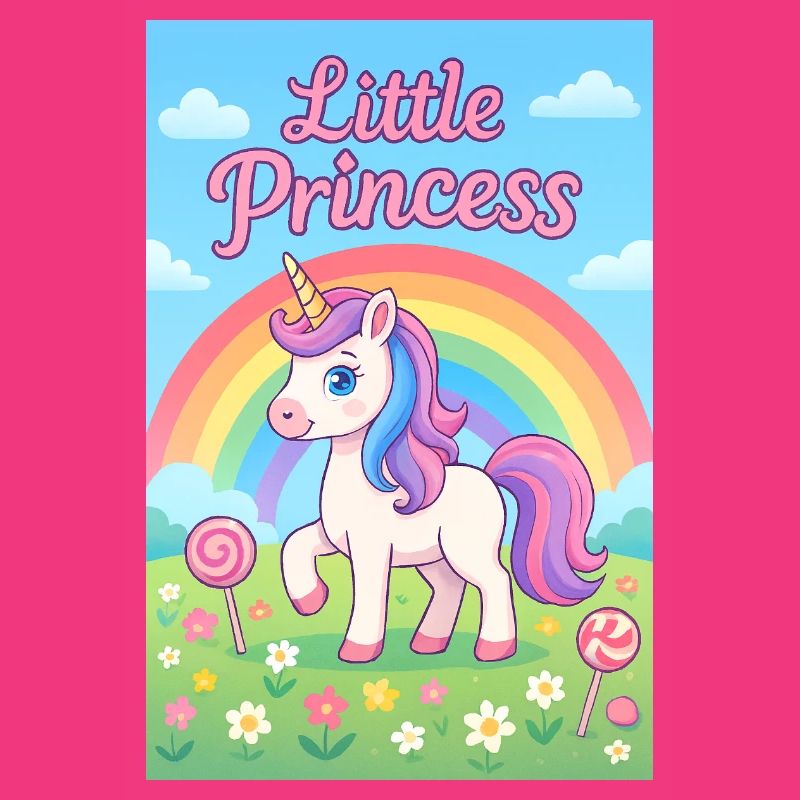 Kleines Regenbogen-Einhorn