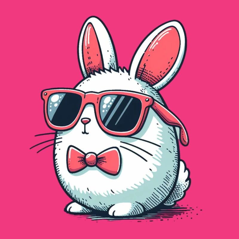 Cool easter bunny