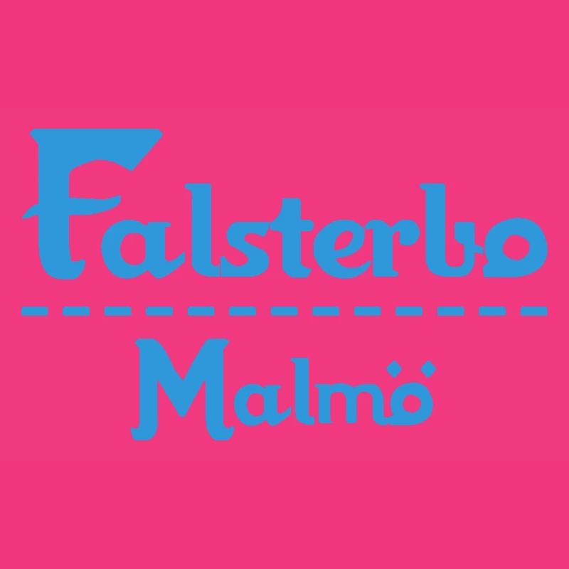 Centrum Malmö – Blue Text Design