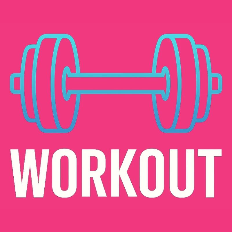 Neon-Workout-Hanteln