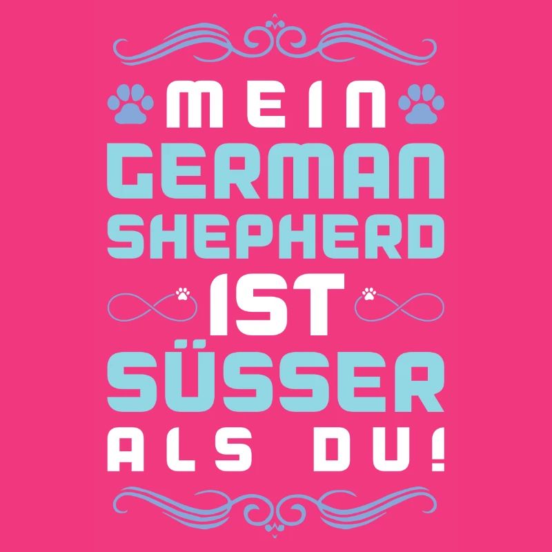 deutscher schäferhund hund spruch