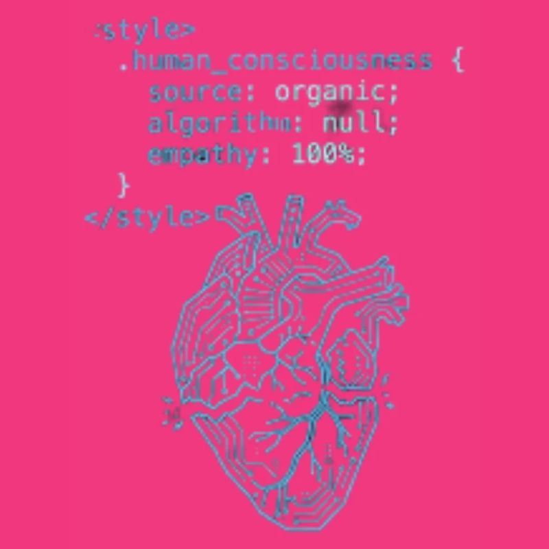 Programmer Heart CSS Code - Tech & Empathy Art