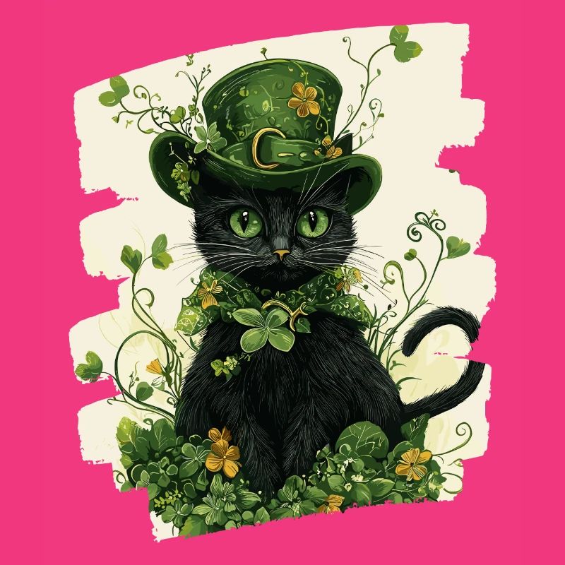 Chat de la Saint-Patrick