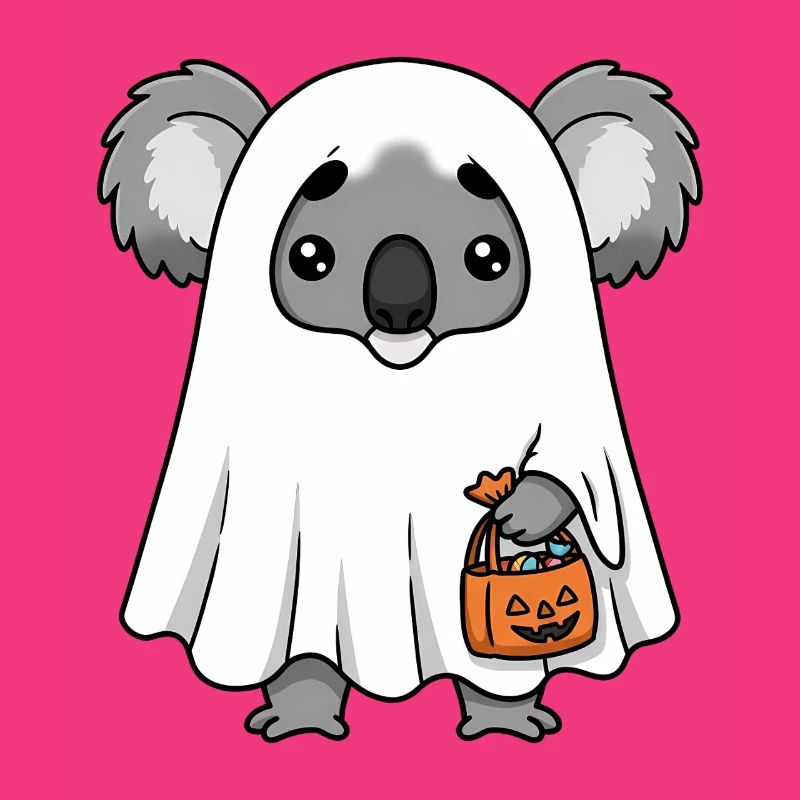 Koala Ghost Halloween Tee