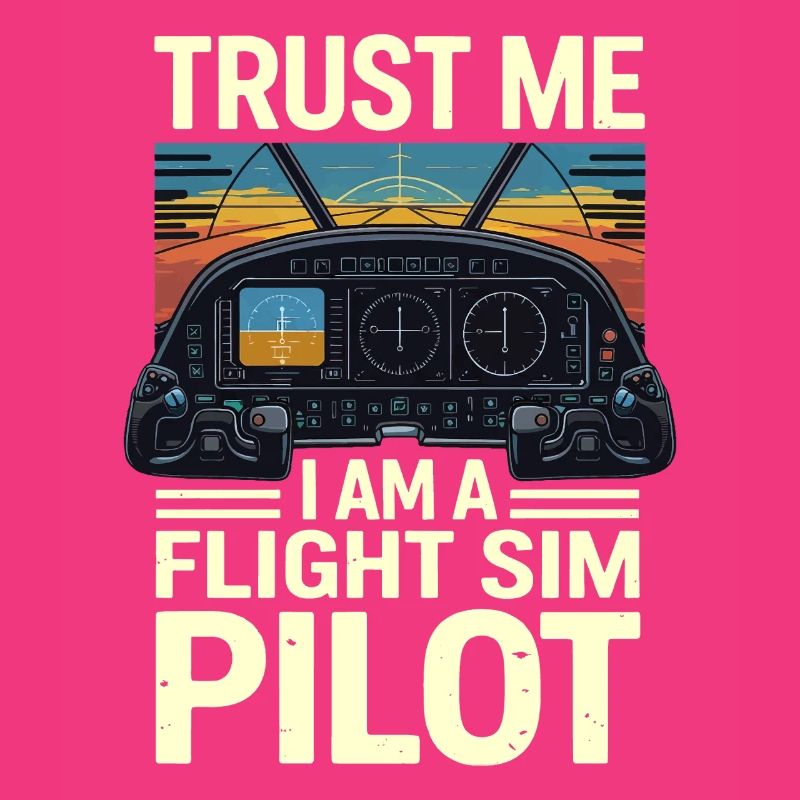 Vertrau mir ich bin ein Flugsimulatorpilot