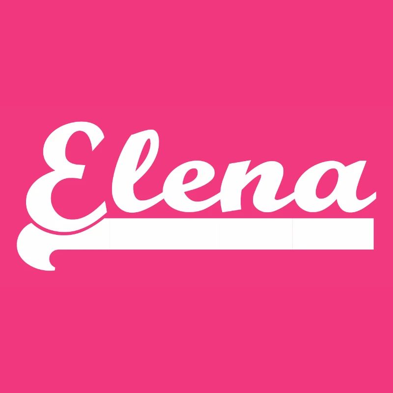 First name Elena - white