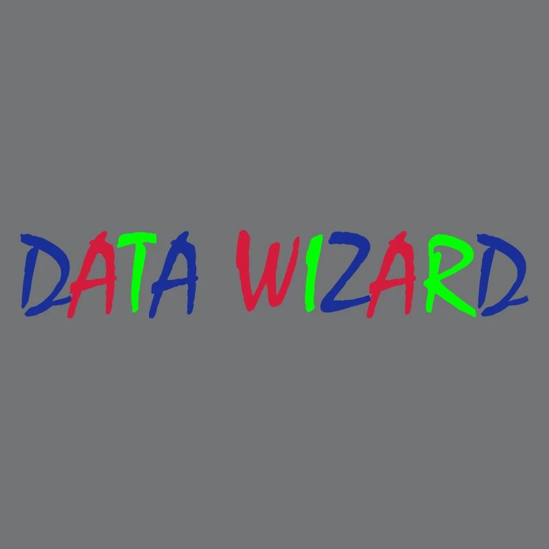 Data Wizard – Bunte Typografie