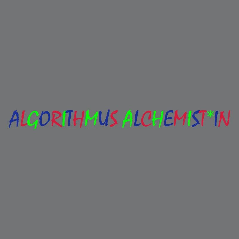 Algorithmus Alchemist – Bunte Typografie