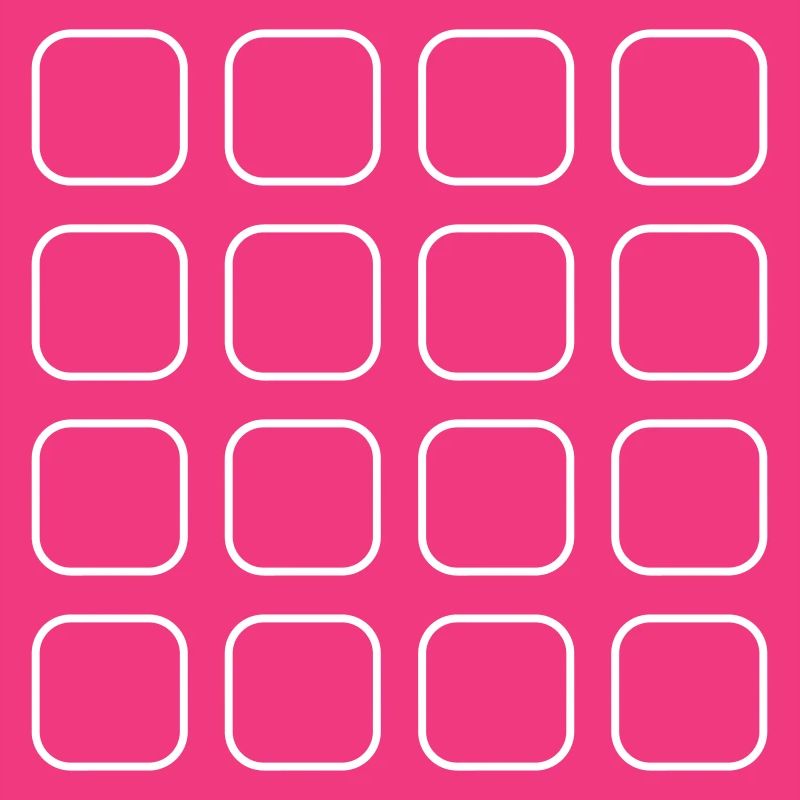 Pattern rounded squares