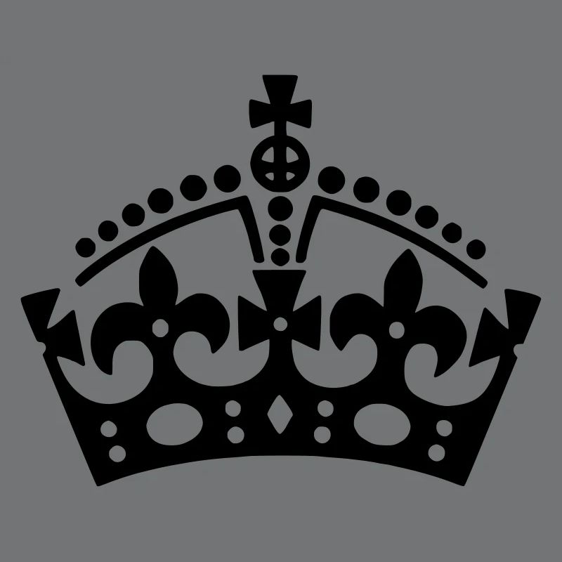 Keep Calm Krone / crown