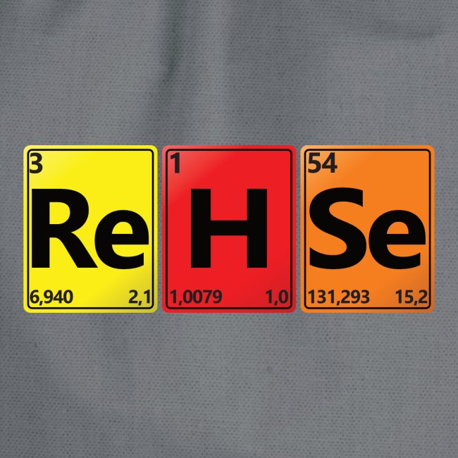 REHSE - Dein Name im Chemie-Look