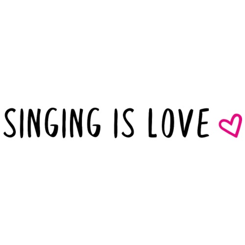 Singing is love - Turnbeutel