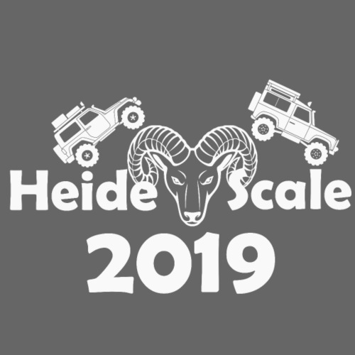 HeideScale 2019 weisser Aufdruck - Turnbeutel