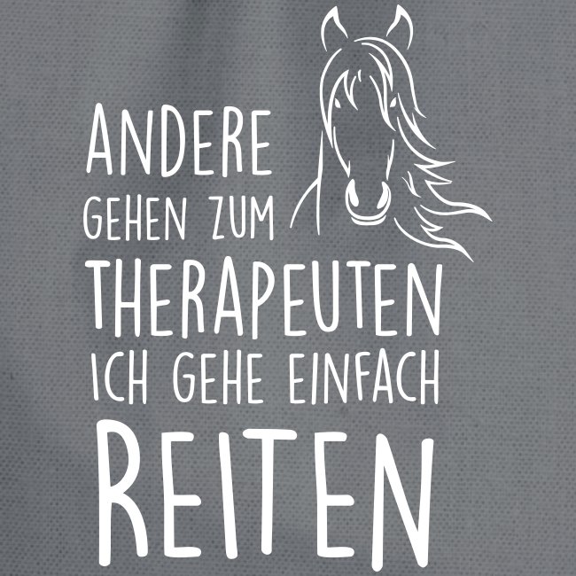 Vorschau: Therapeut Pferd - Turnbeutel
