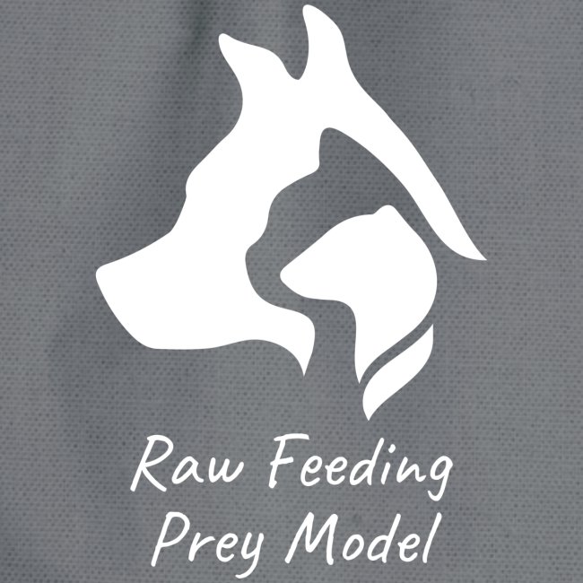 logo raw feeding blanc