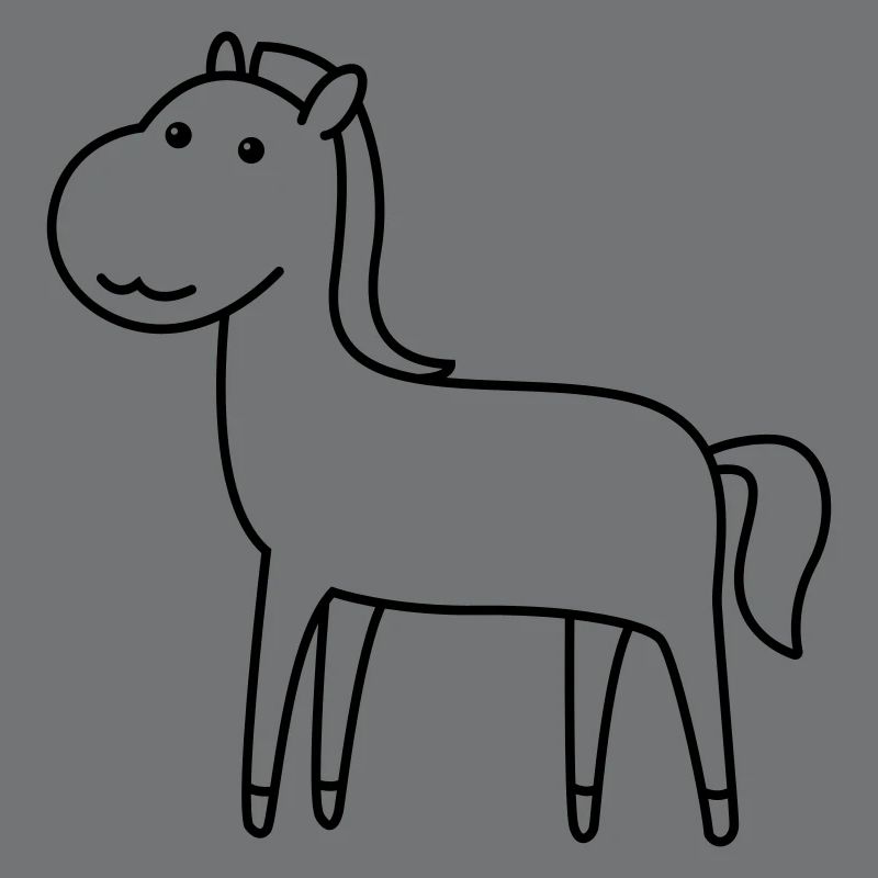 Pferd Comic Tier
