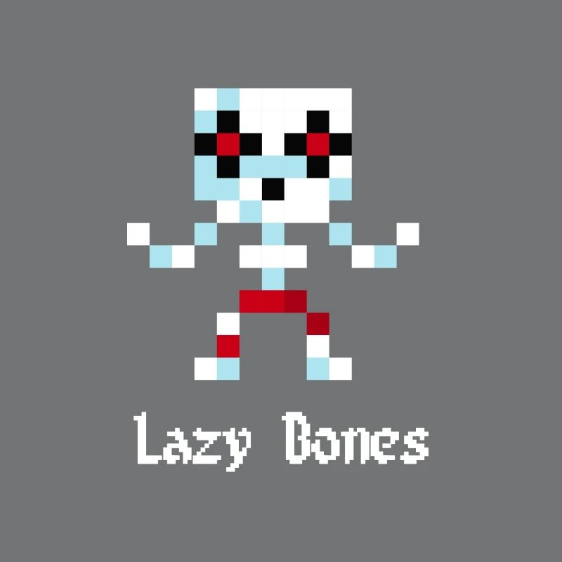 Squelette de 8 bits (Lazy Bones)