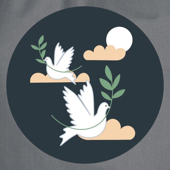 Peace Doves with Olive Branch