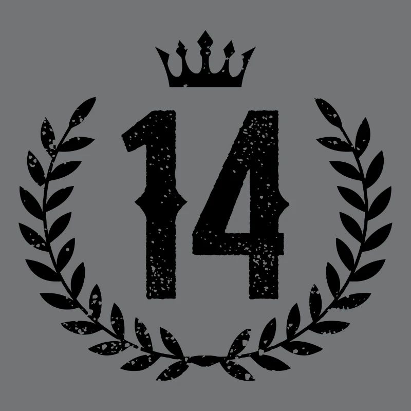 14 Number wreath