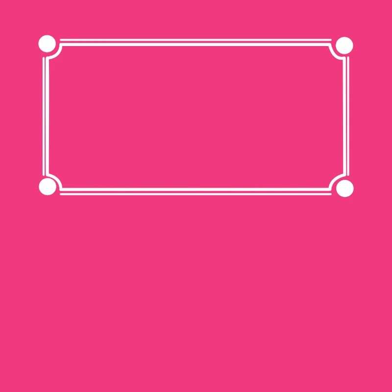 Simple Frame Rectangular Shape Decoration