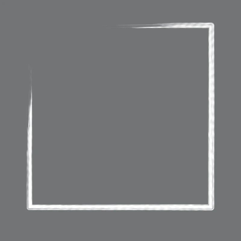 Large Rectangular Frame Weathered