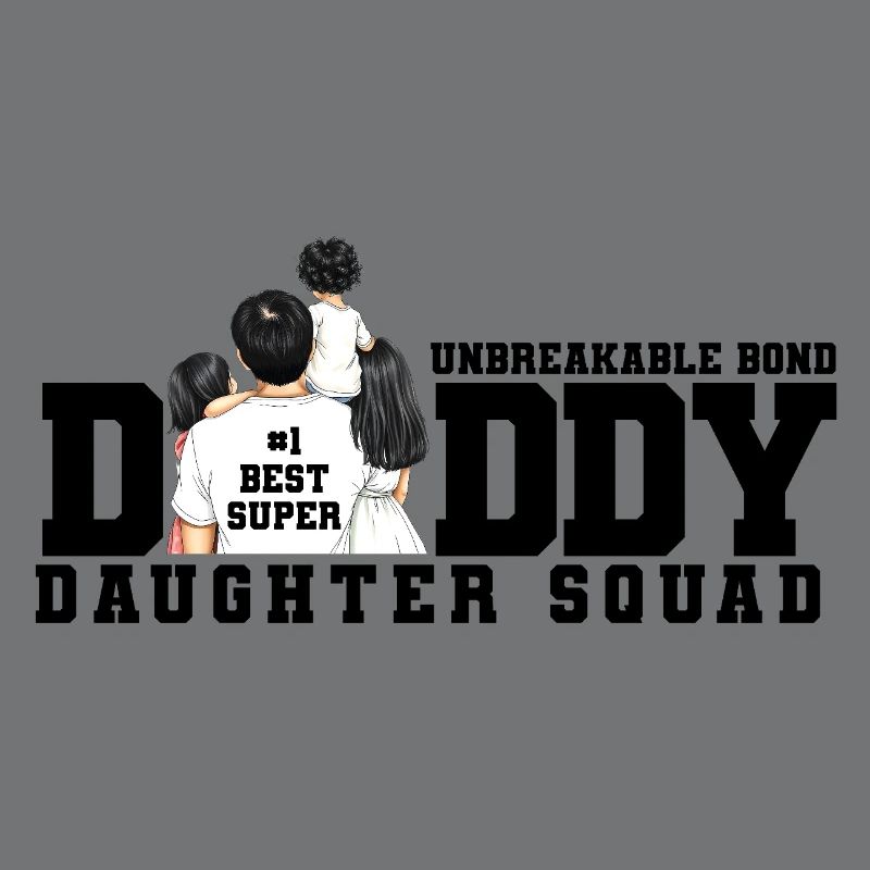 Daddy Tochter Squad 3er-Design