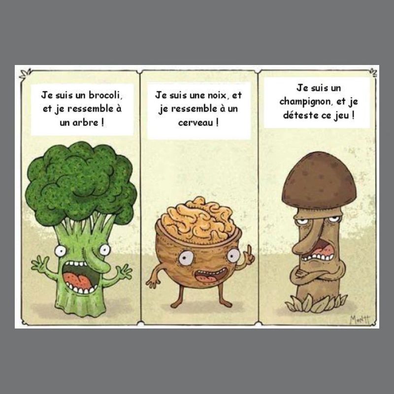 Joke between vegetables