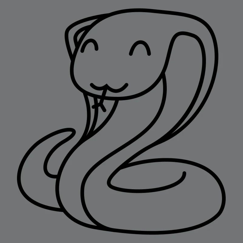 Snake Cobra Comic Animal