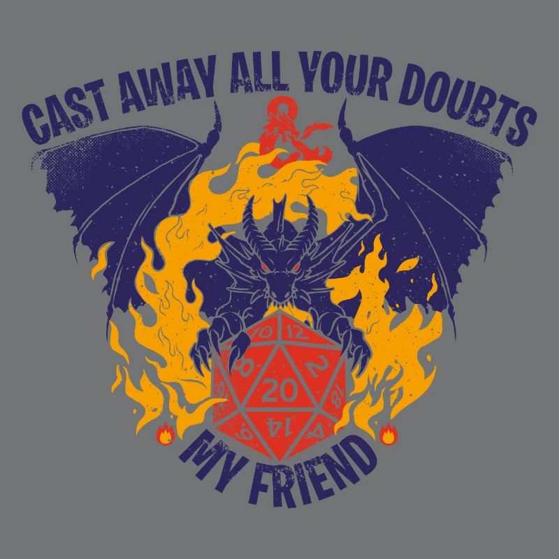 Dungeons And Dragons Hellfire Dragon And D20 Cube
