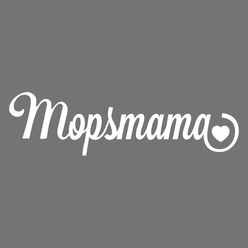 Mopsmama mit Herz