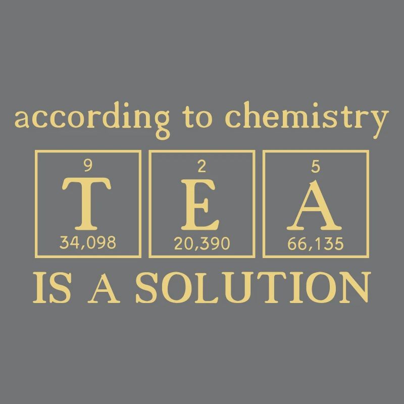 Le thé est une solution - éléments de chimie des sachets de thé