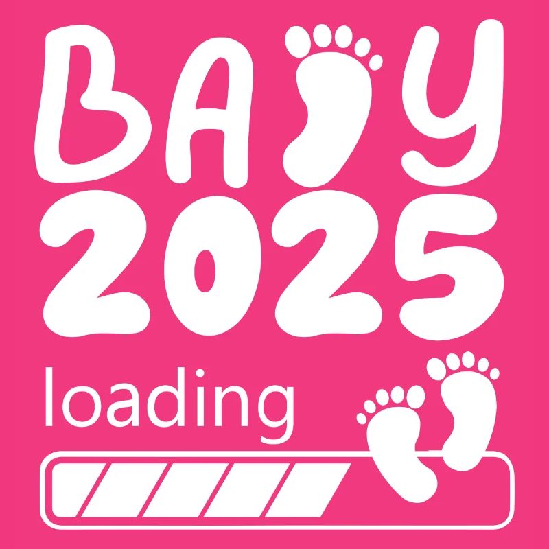 Baby 2025 loading, Ich werde 2025 Mutter