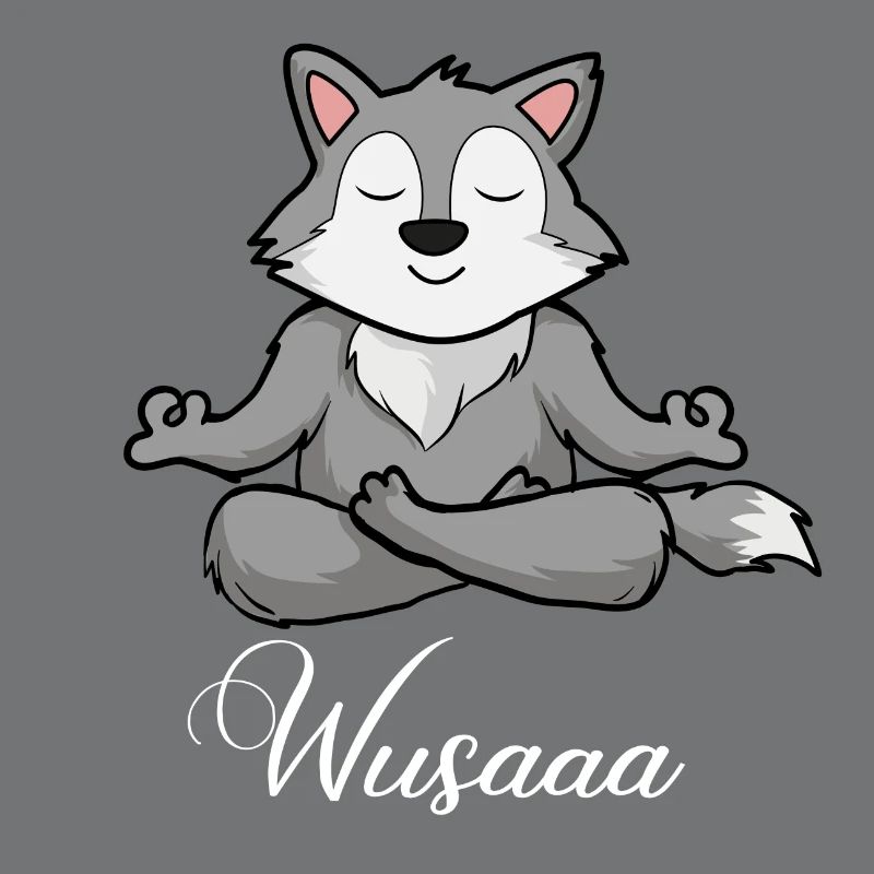 Wolf Auszeit Durchatmen Wusaaa
