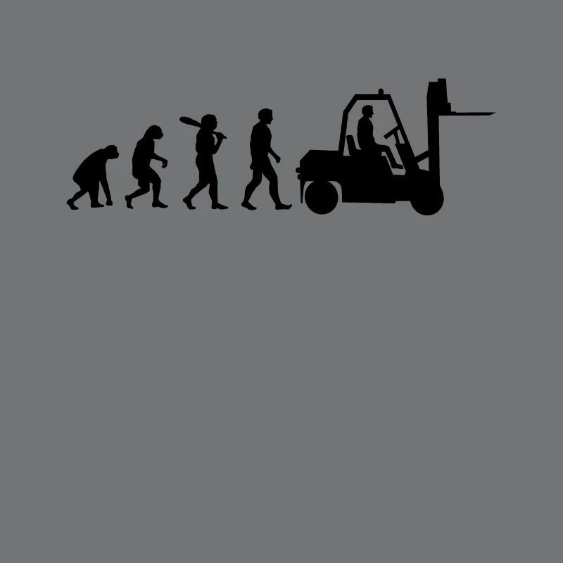 Gabelstapler Evolution Staplerfahrer Geschenk