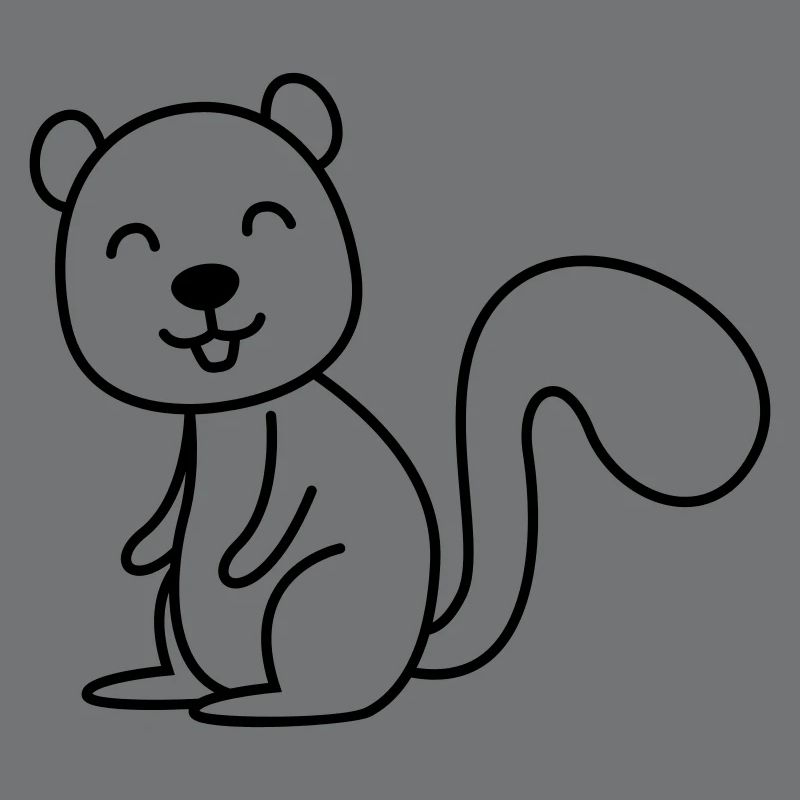 Eichhörnchen Comic Tier