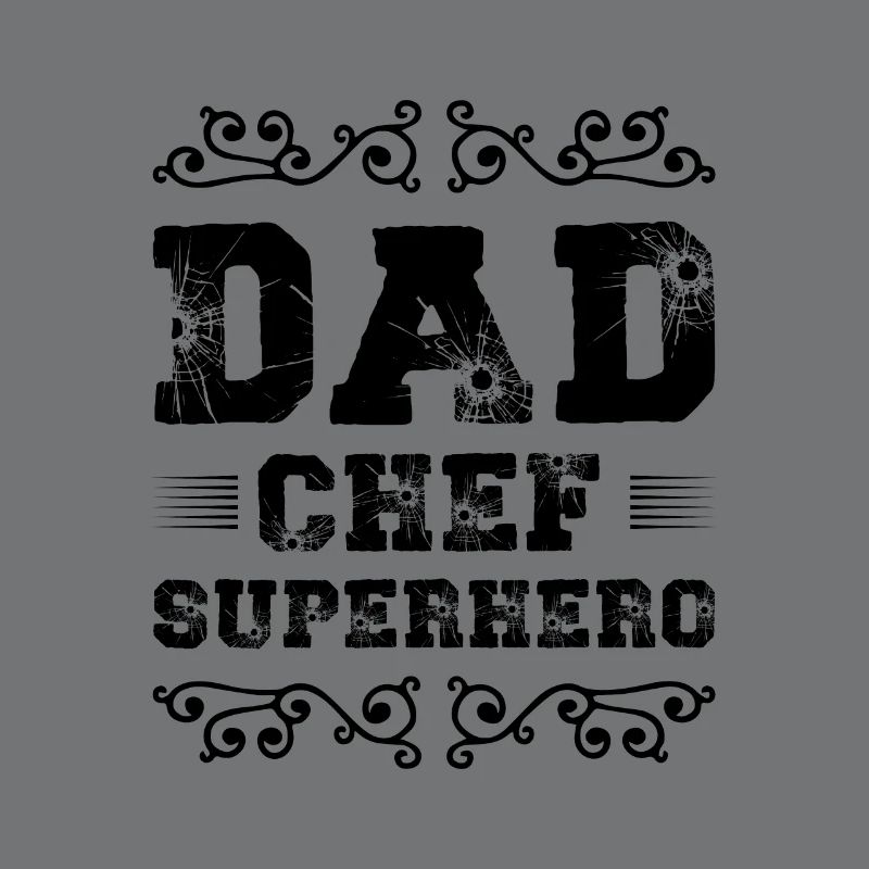 Dad Chef Superheld Papa