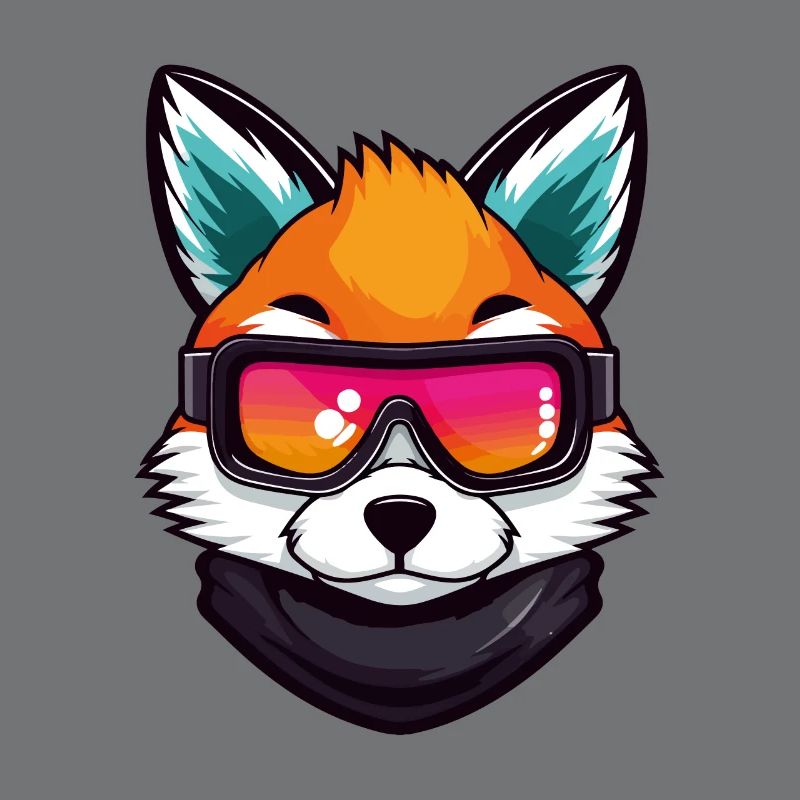Fox Ski Goggles Comic
