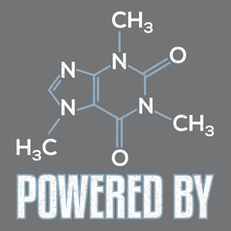 Powered By Caffeine Molecule Gift
