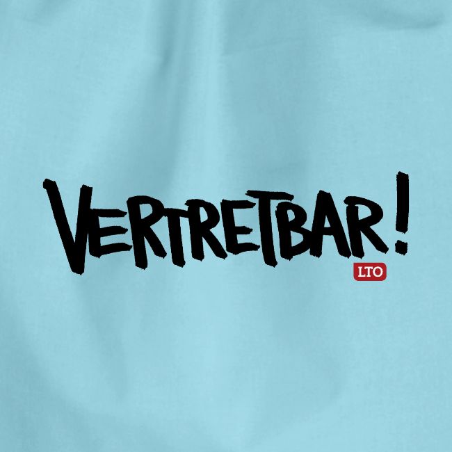 VERTRETBAR Schwarz
