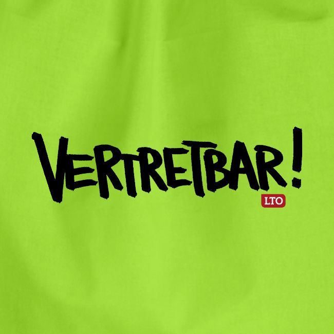 VERTRETBAR Schwarz